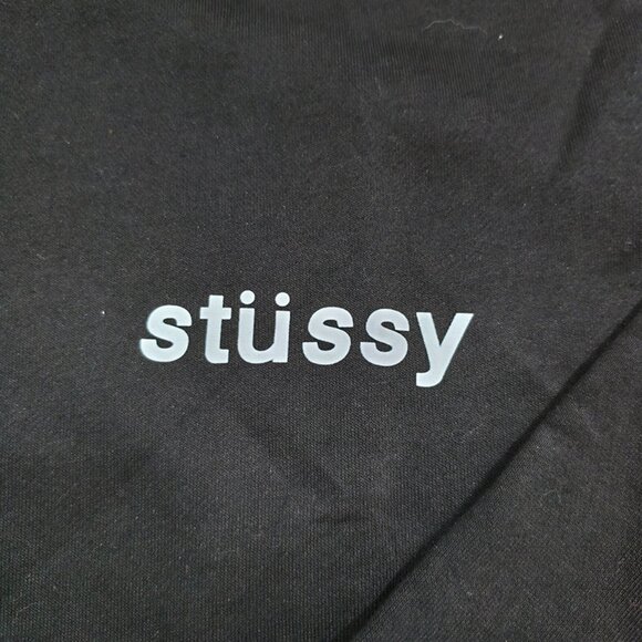 Stussy Black Printed Long-Sleeved Sweatshirt - Picture 2 of 7
